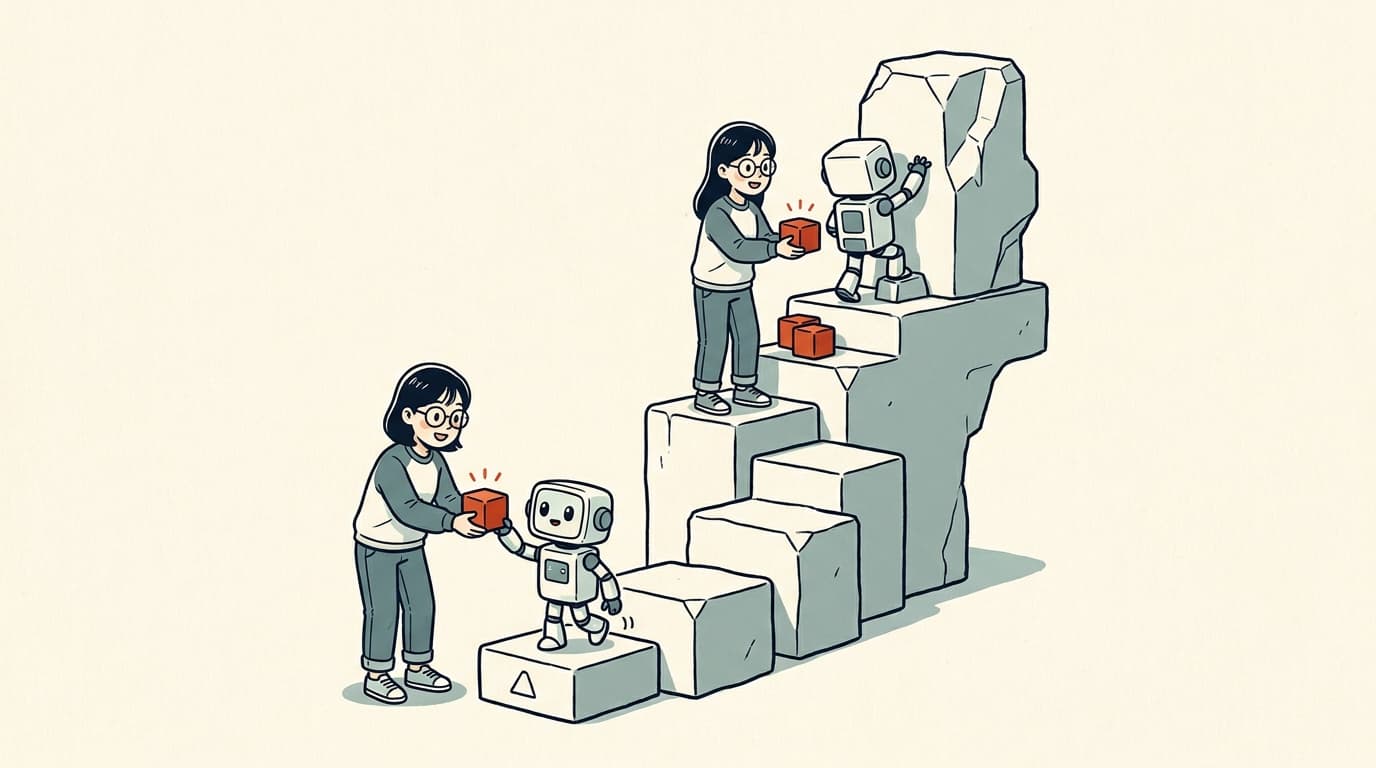 커리큘럼 학습 삽화